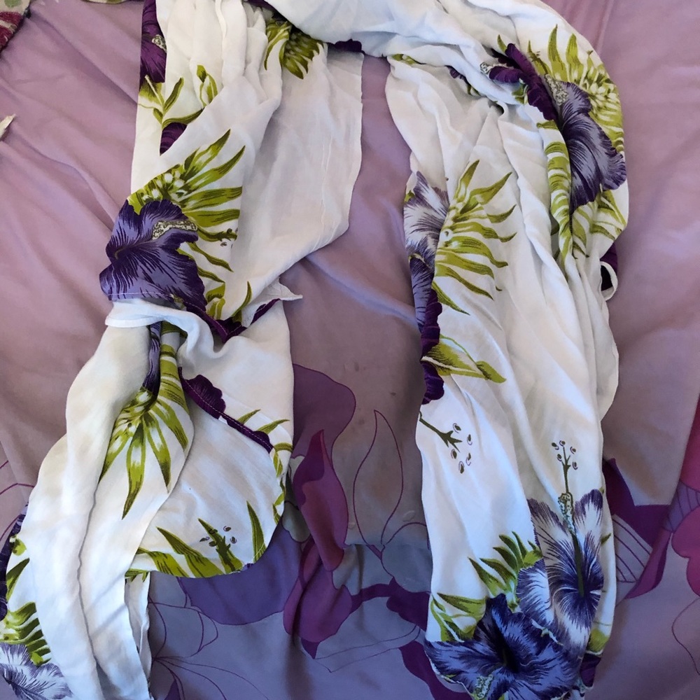 Flower Scarf Or Wrap